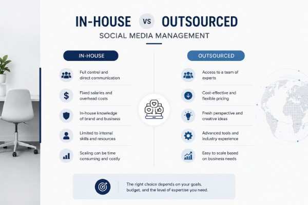 In-House vs Outsourced Social Media