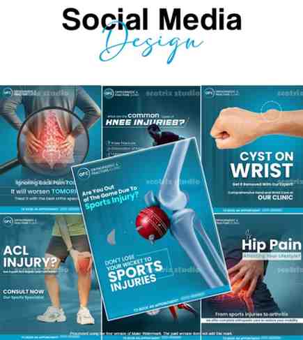 Social media content strategy and digital marketing services by Scotrix Studio.